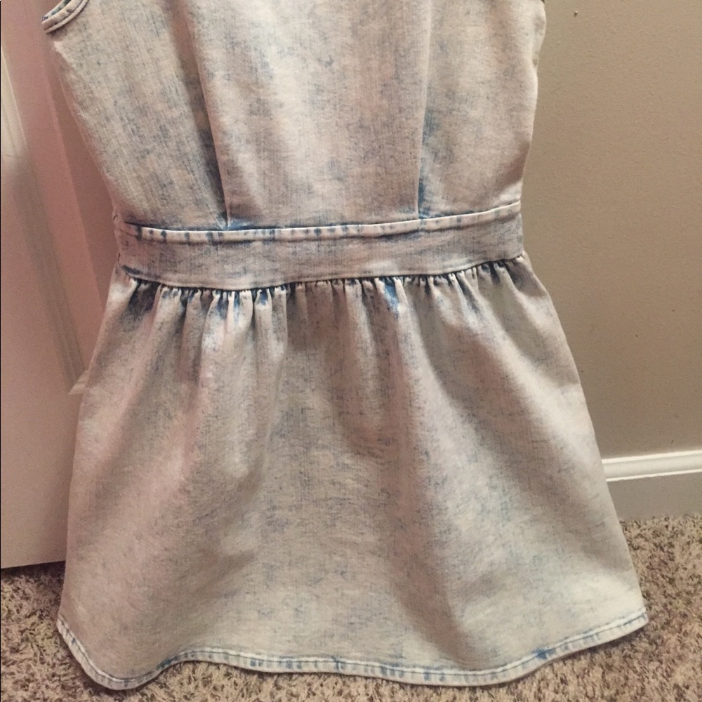 Stone washed Mini dress